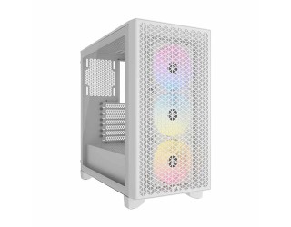 Corsair 3000D RGB AIRFLOW Mid-Tower ATX Casing White