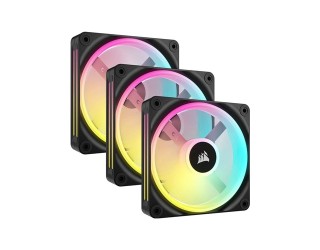 Corsair iCUE LINK QX120 RGB 3 in 1 120mm PWM Case Fan Starter Kit with iCUE LINK System Hub