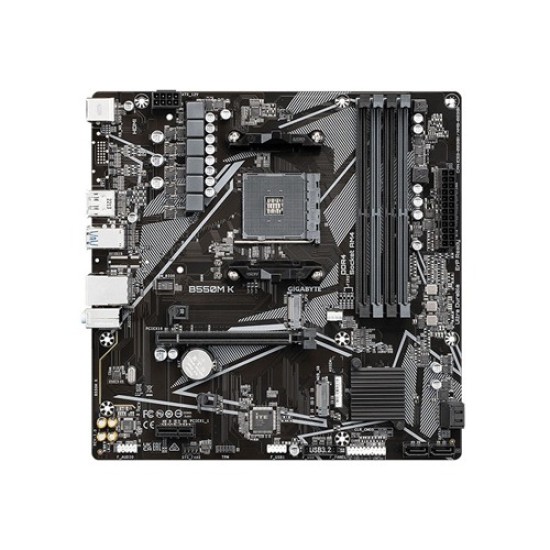 GIGABYTE B550M K AMD AM4 Micro ATX Motherboard