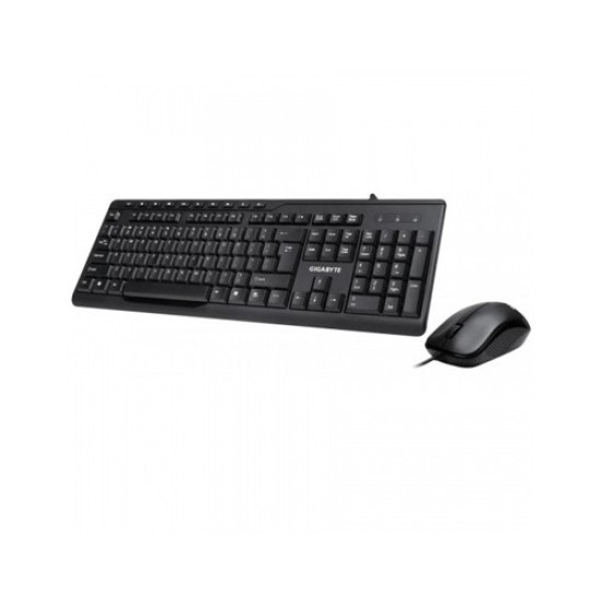 Gigabyte KM6300 USB Multimedia Keyboard Mouse Combo Black
