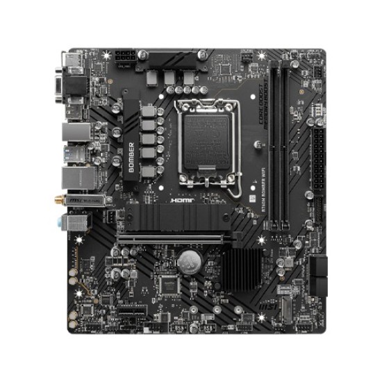 MSI B760M BOMBER WIFI DDR5 mATX Motherboard
