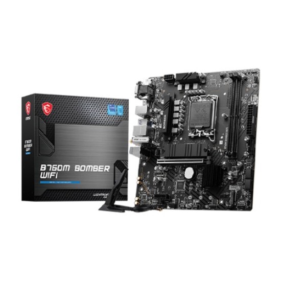 MSI B760M BOMBER WIFI DDR5 mATX Motherboard