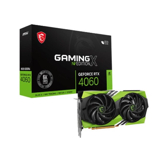 MSI GeForce RTX 4060 GAMING X NV EDITION 8G GDDR6 Graphics Card