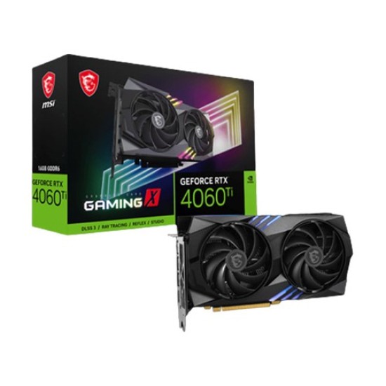 MSI GeForce RTX 4060 Ti GAMING X 16G GDDR6 Graphics Card
