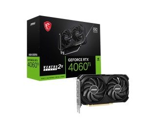 MSI GeForce RTX 4060 Ti VENTUS 2X BLACK 8G OC GDDR6 Graphics Card