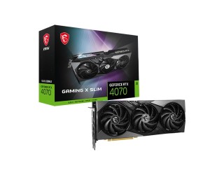 MSI GeForce RTX 4070 GAMING X SLIM 12G GDDR6X Graphics Card