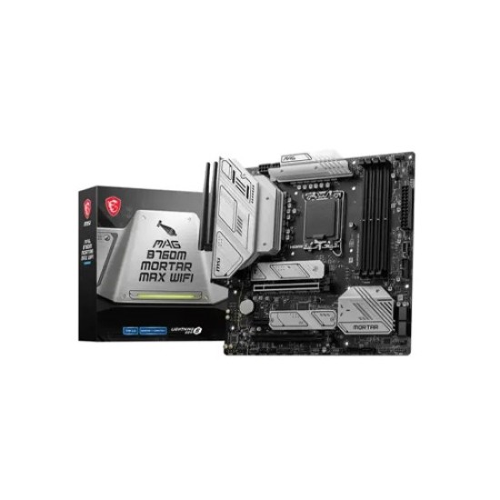 MSI MAG B760M MORTAR MAX WIFI 13th & 12th Gen mATX Motherboard