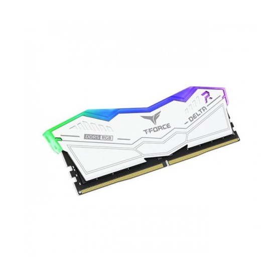 Team Delta RGB 16GB DDR5 6400MHz White Desktop RAM