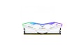 TEAM T-FORCE DELTA RGB 32GB (16GBX2) 6000MHZ DDR5 GAMING RAM WHITE