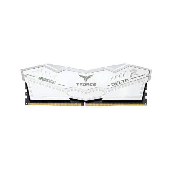 TEAM T-FORCE DELTA RGB 32GB (16GBx2) 7800MHz DDR5 Gaming RAM White 