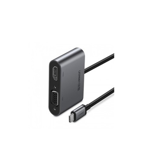 UGREEN CM162 USB-C to HDMI VGA USB 3.0 Adapter with PD