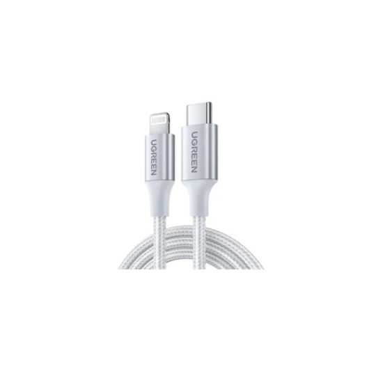 UGREEN US304 USB-C to Lightning 1M Cable Silver